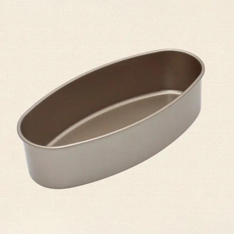 9 Inch Non Stick Oval Cake Pan Cheesecake Loaf Bread Mold Baking Tray Kitchen Bakeware Supplies